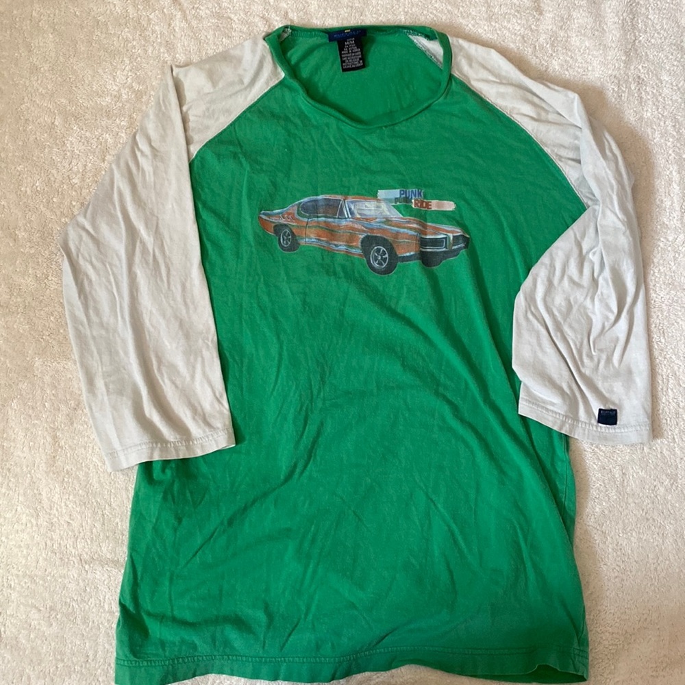 Vintage Men’s buffalo three quarter length tshirt